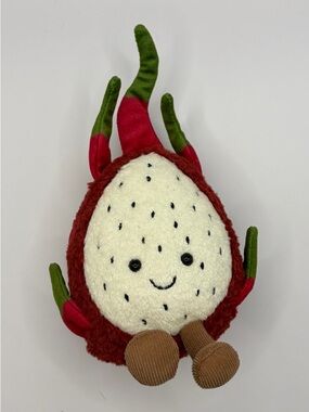 Jellycat Red & White Dragon Fruit Plush